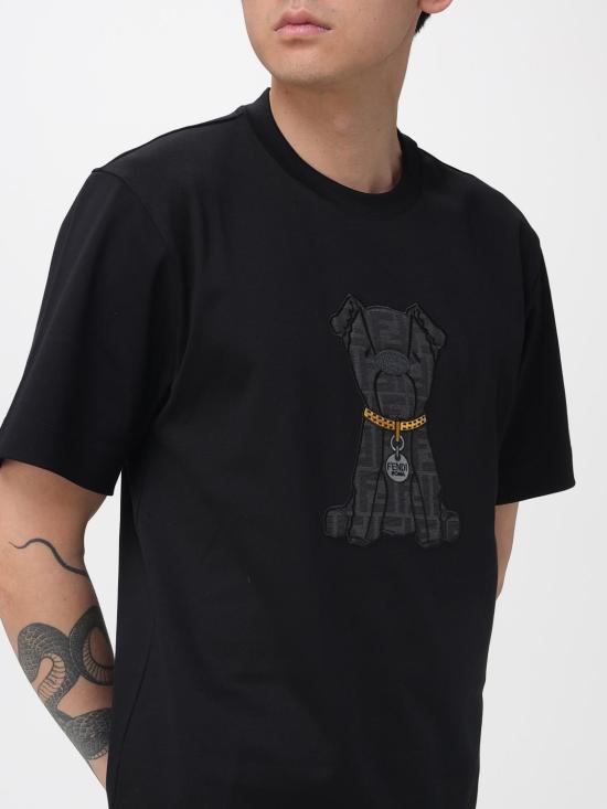 26SS 펜디 반팔 티셔츠 FY0936AW0P F0QA1 Black - FENDI