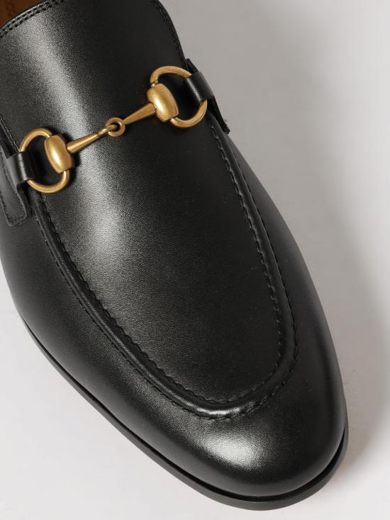 26SS 구찌 조던 레더 로퍼 406994BLM00 1000 Black - GUCCI