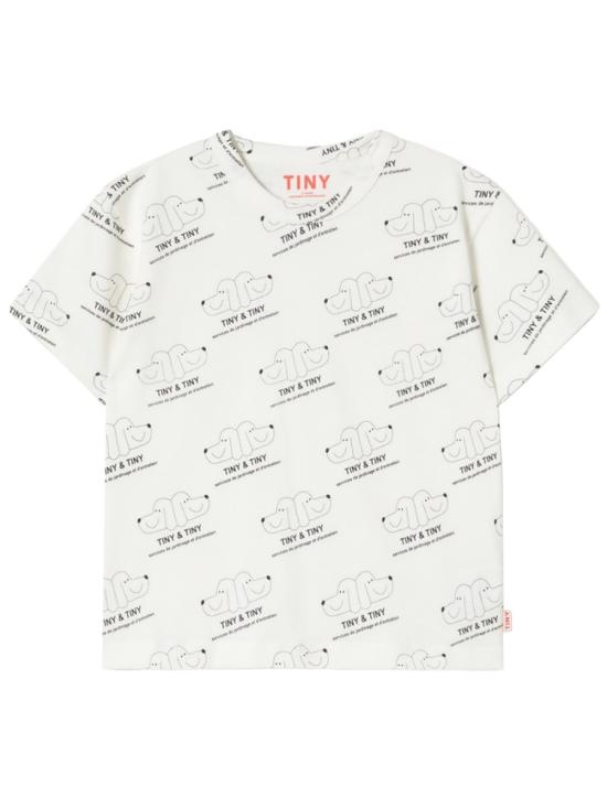 26SS [키즈] 타이니코튼 티셔츠 008K 104 WHITE