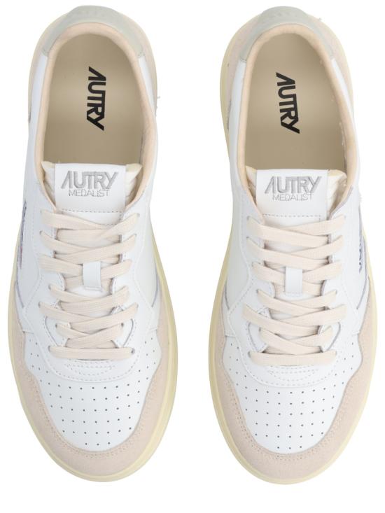 26SS 오트리 메달리스트 로우 스니커즈 AULM LS14 WHITE - AUTRY