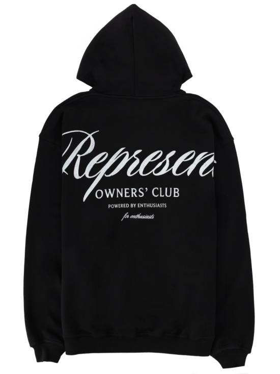 26SS 리프레젠트 후드 티셔츠 OCM41200 001 BLACK - REPRESENT