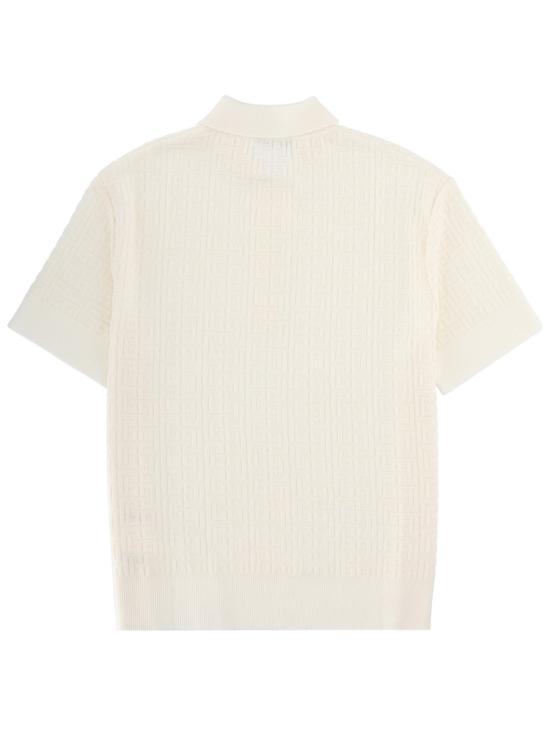 26SS 발망 폴로 티셔츠 GH1GB044KI03 0KA WHITE - BALMAIN