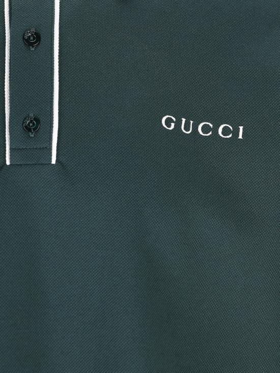 26SS 구찌 폴로 티셔츠 806250XJHHO3015 Green - GUCCI