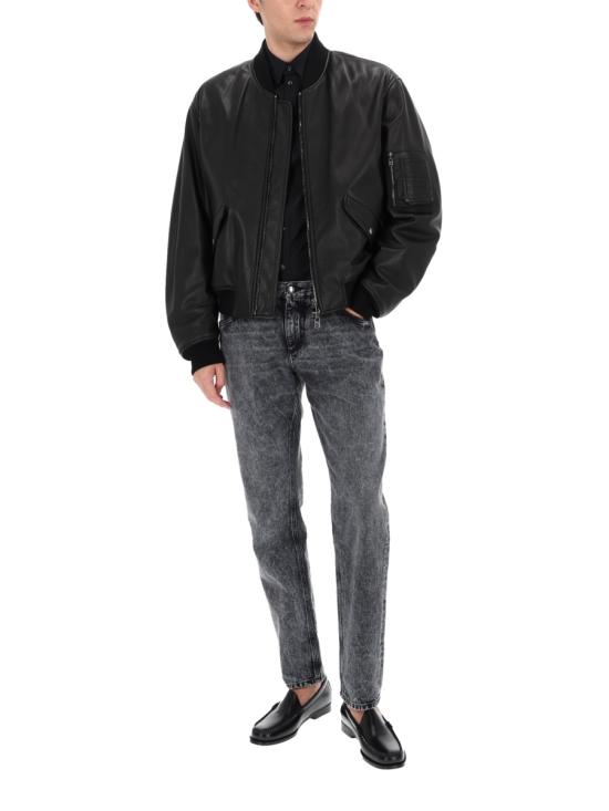 26SS 돌체앤가바나 가죽 자켓 G9BBML HULY3N0000 BLACK - DOLCE & GABBANA