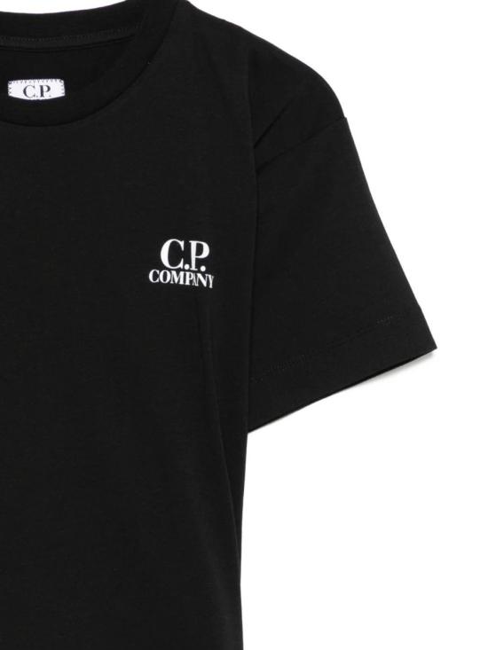 26SS [키즈] 씨피 컴퍼니 티셔츠 CUM00WK LAA1760100 BLACK - C.P. COMPANY