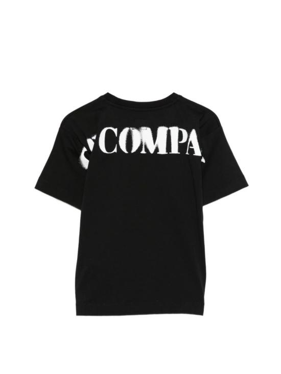 26SS [키즈] 씨피 컴퍼니 티셔츠 CUM00WK LAA1760100 BLACK - C.P. COMPANY