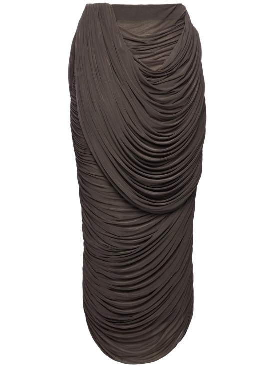 26SS 마그다뷰트림 롱 스커트 302426 BROWN - MAGDA BUTRYM