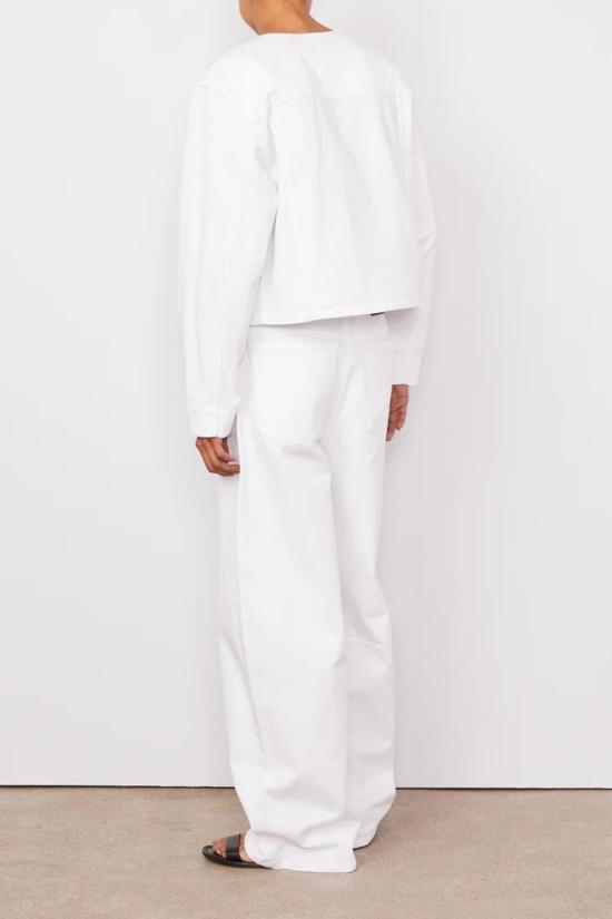  오피신 제네랄 데님 자켓 Officine Generale Joelle 재킷 화이트 - OFFICINE GENERALE