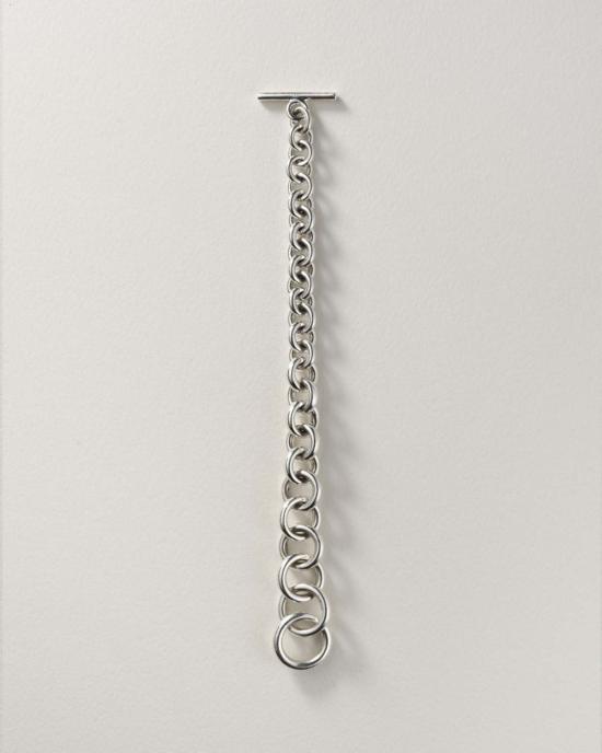  아니카 이네즈 팔찌 와이드 테이퍼드 링크 실버 브레이슬릿 - ANNIKA INEZ