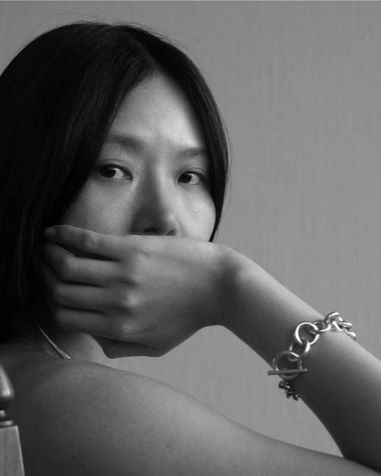  아니카 이네즈 팔찌 와이드 테이퍼드 링크 실버 브레이슬릿 - ANNIKA INEZ