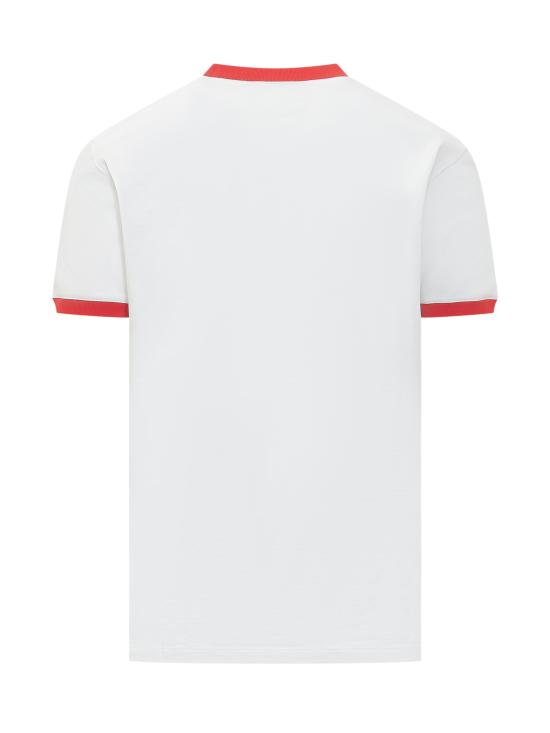 26SS 디스퀘어드2 반팔 티셔츠 S71GD1658D20033964 WHITE RED DOM - DSQUARED2