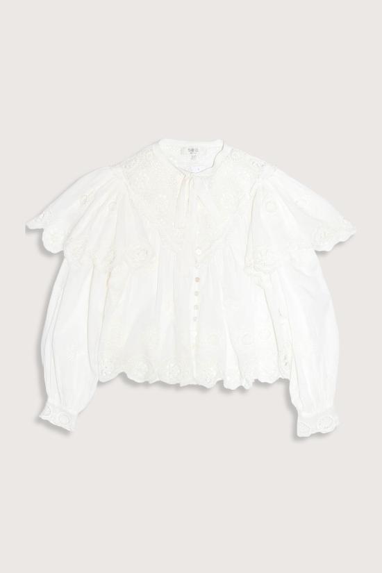  씨뉴욕 블라우스 씨 니 소피아 탑 크림