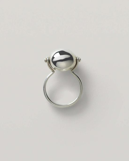  아니카 이네즈 반지 스몰 엘립스 링 실버