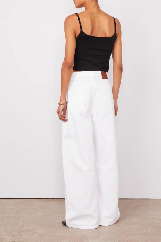  오피신 제네랄 데님 팬츠 Officine Generale Sora 청바지 화이트 - OFFICINE GENERALE