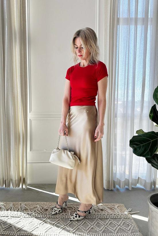  에태르네 미디 스커트 Éterne Camila  토프 - ETERNE