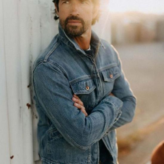  테일러 스티치 데님 자켓 로퍼 재킷 빈티지 워시 오가닉 셀비지