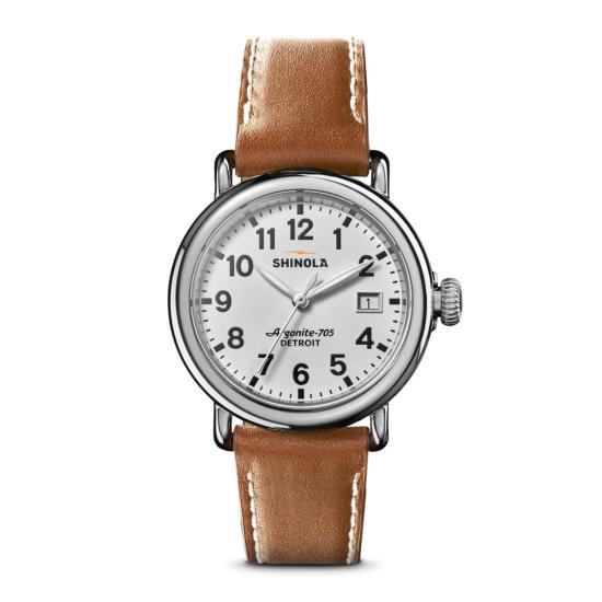 Shinola 손목시계 시놀라 런웰 36mm 시계 (탠 색상)