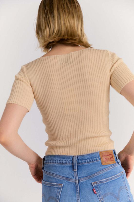  샤이나 모트 반팔 티셔츠 리브 티 - SHAINA MOTE