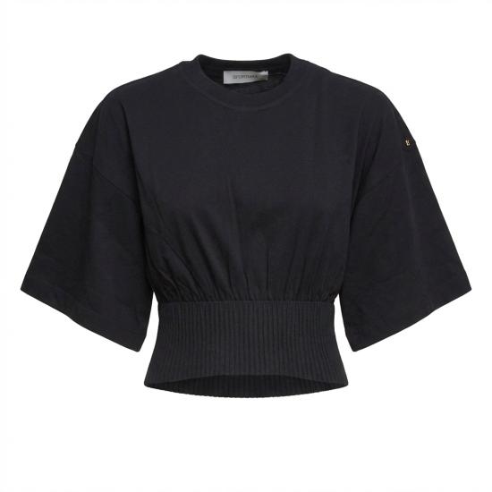 26SS 스포트막스 반팔 티셔츠 2612941031600 002 NERO