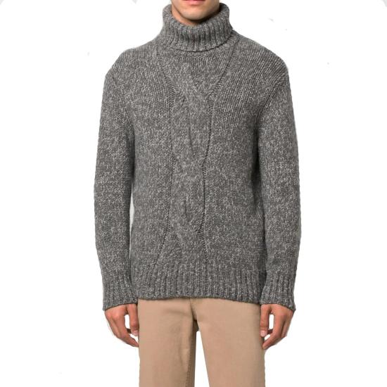  브루넬로 쿠치넬리 터틀넥 M22300303C1209 GREY - BRUNELLO CUCINELLI