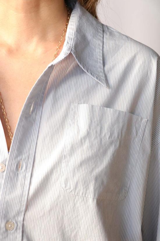  알13 탑 R13 드롭넥 옥스포드 셔츠 - R13