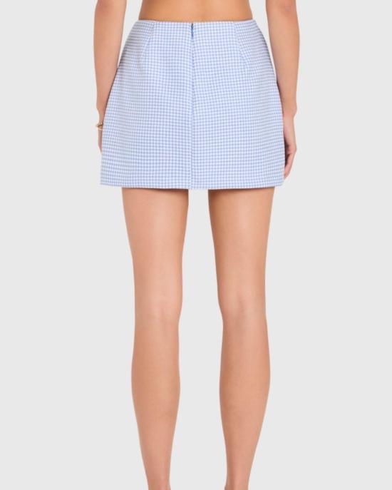  아만다 업리차드 숏팬츠 아만다 업리처드 마일스 스커트 아틀란틱/아이보리 - AMANDA UPRICHARD