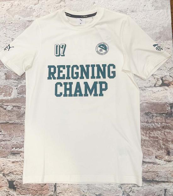  Reigning Champ 반팔 티셔츠 챔피언 푸마 X RC 모달론 티셔츠 웜 화이트