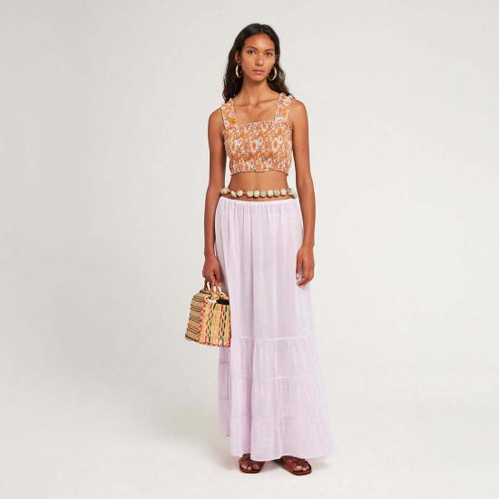  안틱 바틱 민소매 티셔츠 앤틱 바틱 블로섬 브라탑 - Antik Batik