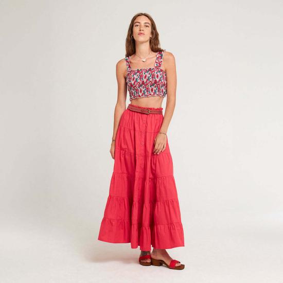  안틱 바틱 민소매 티셔츠 앤틱 바틱 블로섬 브라탑 - Antik Batik