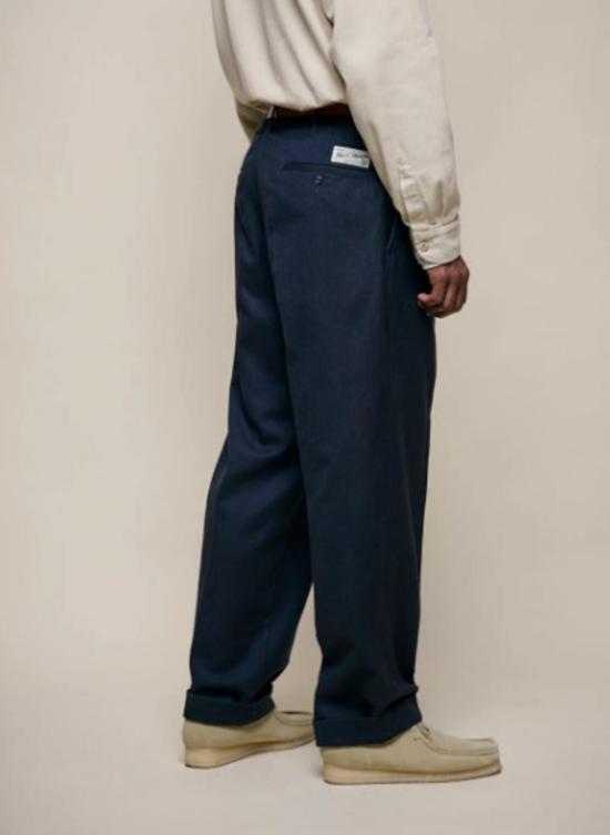  메르츠 비 슈바넨 치노 팬츠 Merz B. Schwanen 코튼 울 블렌드 치노 - MERZ B. SCHWANEN