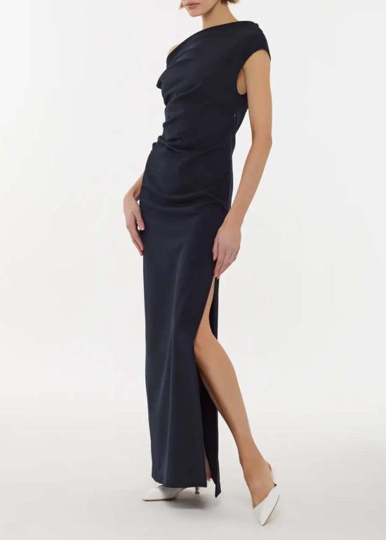  P.A.R.O.S.H 롱 원피스 핑구 드레스 블루 - OTHER BRANDS