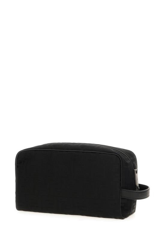 26SS 펜디 FF 자카드 패브릭 토일레트리 케이스 7N0141AVC6 F1USQ Nero - FENDI