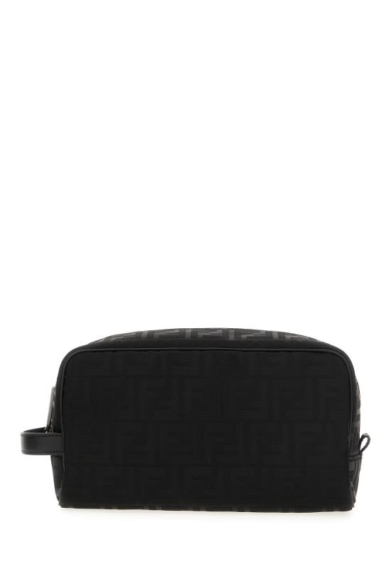 26SS 펜디 FF 자카드 패브릭 토일레트리 케이스 7N0141AVC6 F1USQ Nero - FENDI