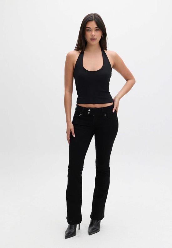  에티카 데님 팬츠 ética Missy 로우라이즈 부츠컷 진 - ETICA