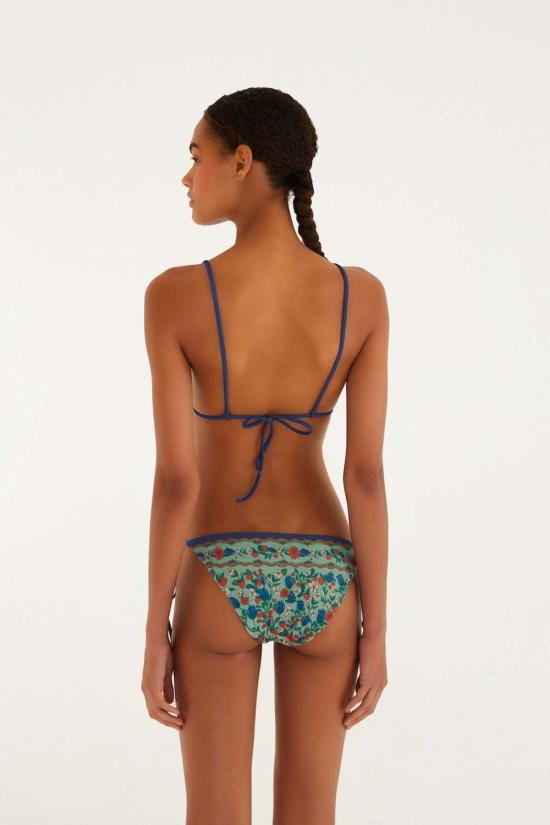  팜 리오 비키니 수영복 프루트 뷰티 비키니 탑 페이드 그린 - FARM RIO