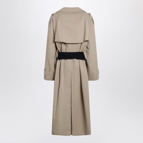 26SS MM6 메종마르지엘라 코튼 트렌치 코트 S52AH0084M35368 Beige - MM6 MAISON MARGIELA