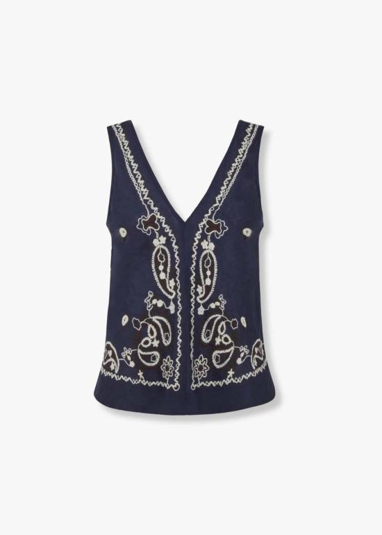  P.A.R.O.S.H 블라우스 비치  블루 - OTHER BRANDS