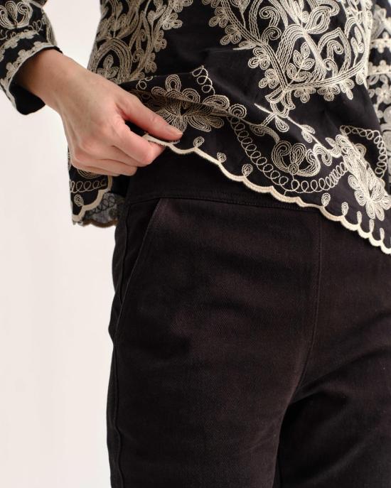  Cartolina 스트레이트 팬츠 카르톨리나 아이비  블랙 - OTHER BRANDS