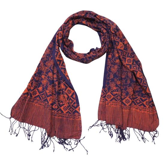  카시 코옵 머플러/스카프 Kasih Coop 핸드 염색 바틱 스카프 - KASIH COOP