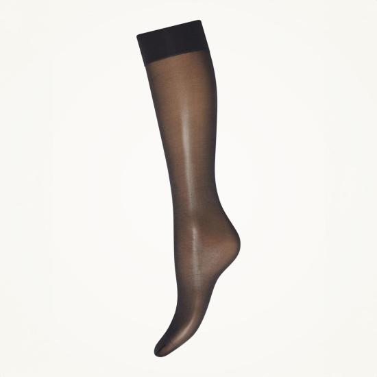  월포드 양말 울포드 새틴 터치 니하이 부츠 - WOLFORD