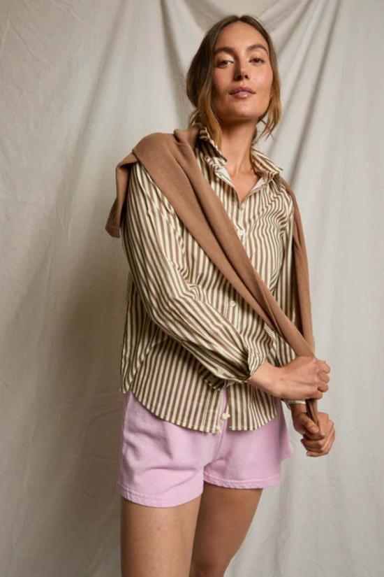  퍼펙트 화이트 티 셔츠 지젤 버튼업 셔츠 - PERFECT WHITE TEE