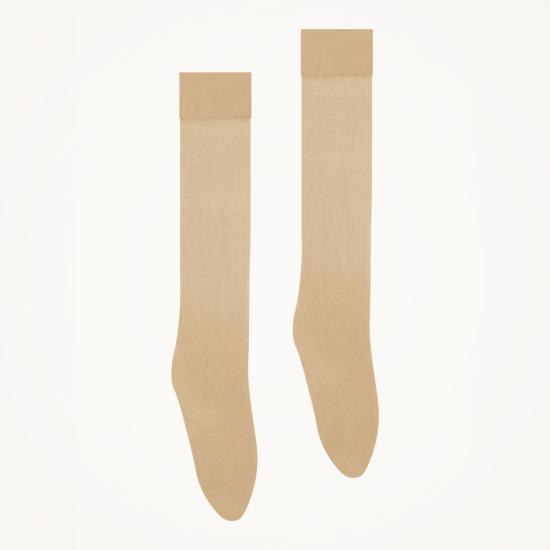  월포드 양말 울포드 새틴 터치 니하이 부츠 - WOLFORD