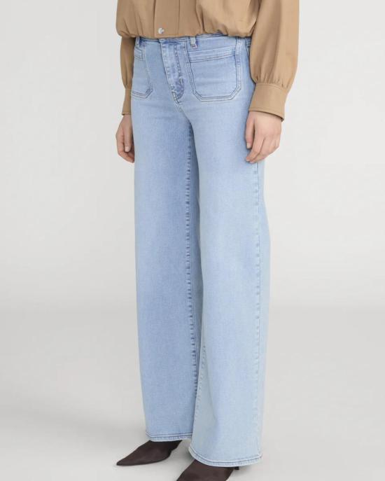  프레임 데님 팬츠 르 슬림 팔라초 모더니스트 포켓 진 트리뷰트 - FRAME