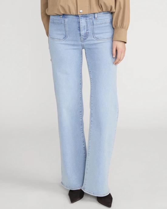  프레임 데님 팬츠 르 슬림 팔라초 모더니스트 포켓 진 트리뷰트 - FRAME