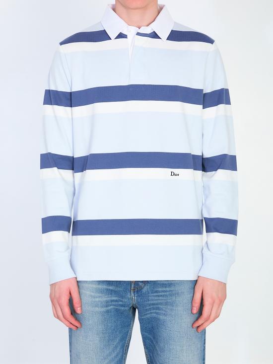 26SS 디올 폴로 티셔츠 683J810 BLUE