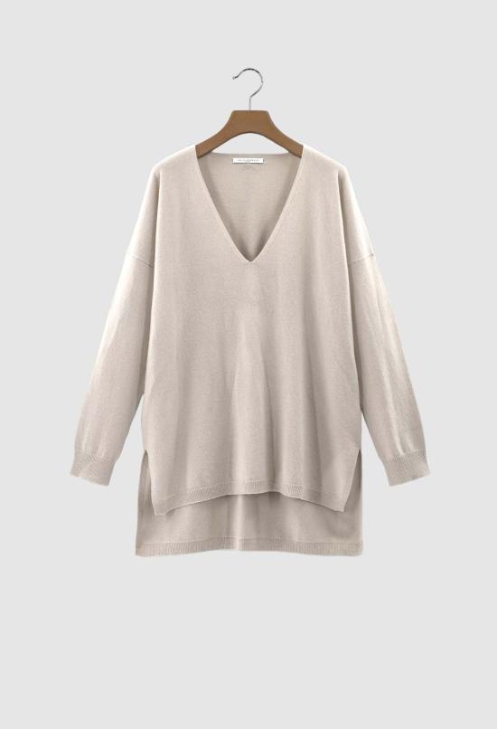  율리아 옌츠슈 스웨터 줄리아 젠츠쉬 야라 2gg 캐시미어 브이넥  오트 - JULIA JENTZSCH