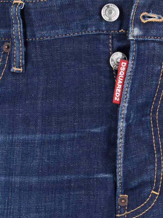  디스퀘어드2 데님 팬츠 스트레이트 진 블루 - DSQUARED2