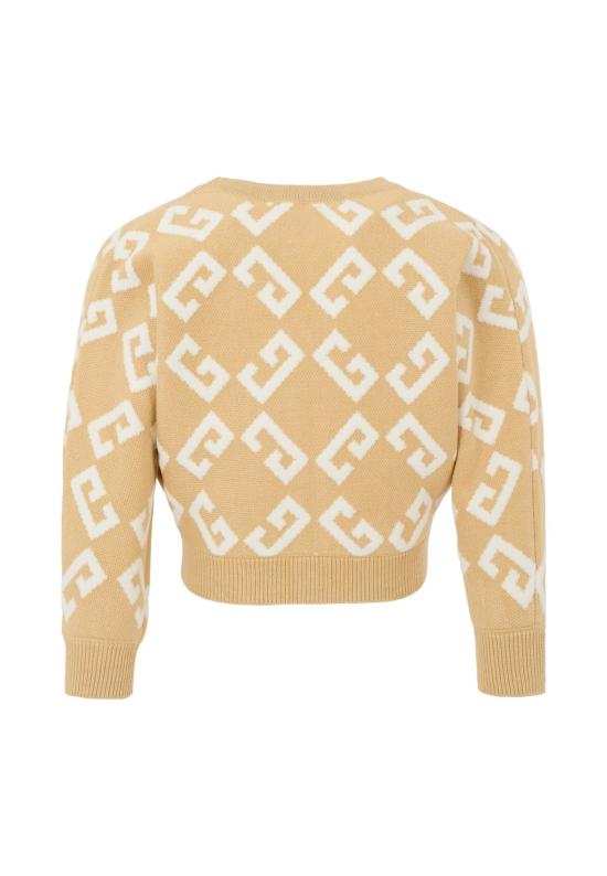  [키즈] 지방시 풀오버 키즈  크롭 가디건 베이지 - GIVENCHY