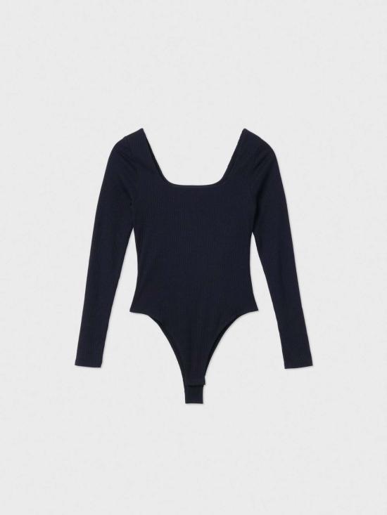  DĀL THE LABEL 바디수트 티셔츠 DĀl The Label 골지 긴팔 보디수트 - OTHER BRANDS