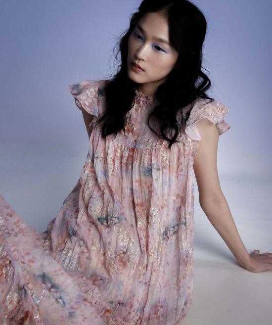  안나 수이 롱 원피스 안나수이 오아시스 블룸스 티어드 맥시 드레스 - ANNA SUI